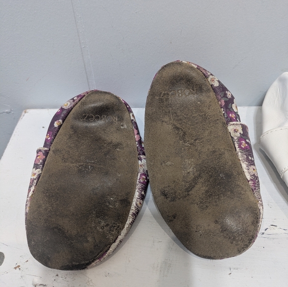 Robeez Lot Of 3‎ Leather Baby First Walker Shoes Size 12-24mo - Picture 7 of 13